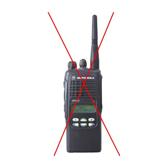 Radio, GP360, UHF, On-Board kommunikasjon