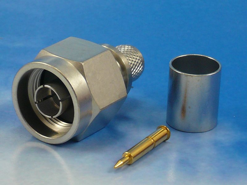 N male crimp for RG213/RG214