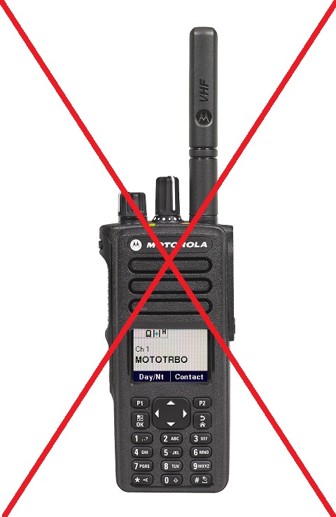DP4800E, 136-174MHz, 5W FKP PBER302H, MX antenna- No longer available from Motorola.