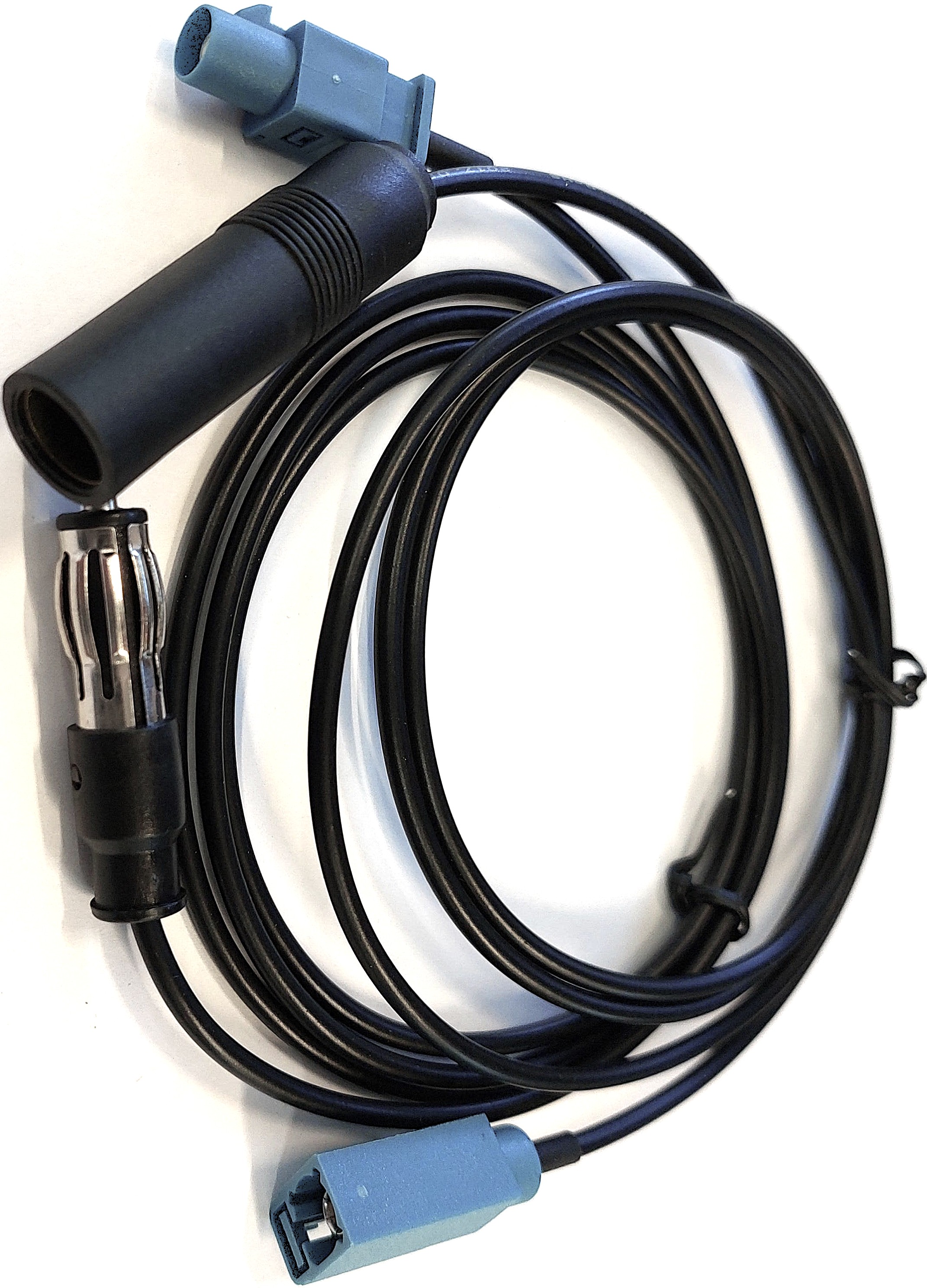 Adapter set FAKRA-female-DIN-female + FAKRA-male-DIN-male