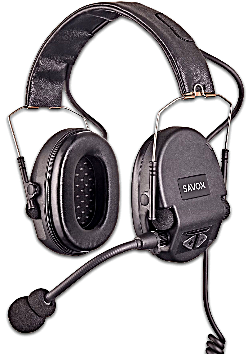 Savox Noise-COM 200 – QR4 NATO connector Headband
