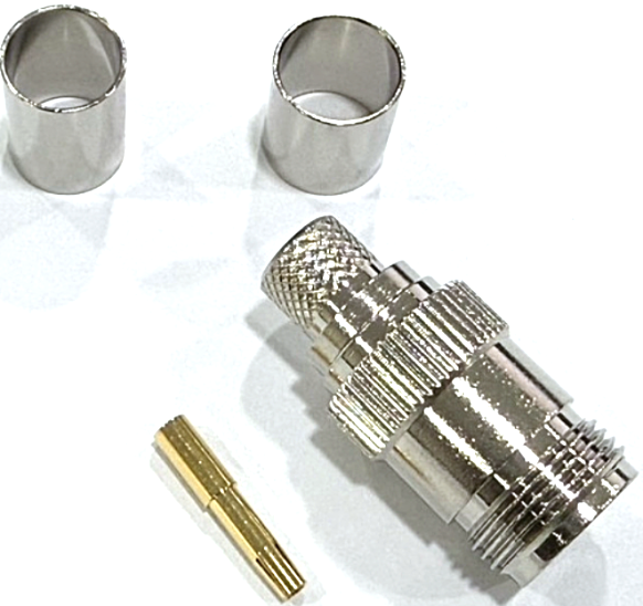 N-female RG213-U-RG214 crimp